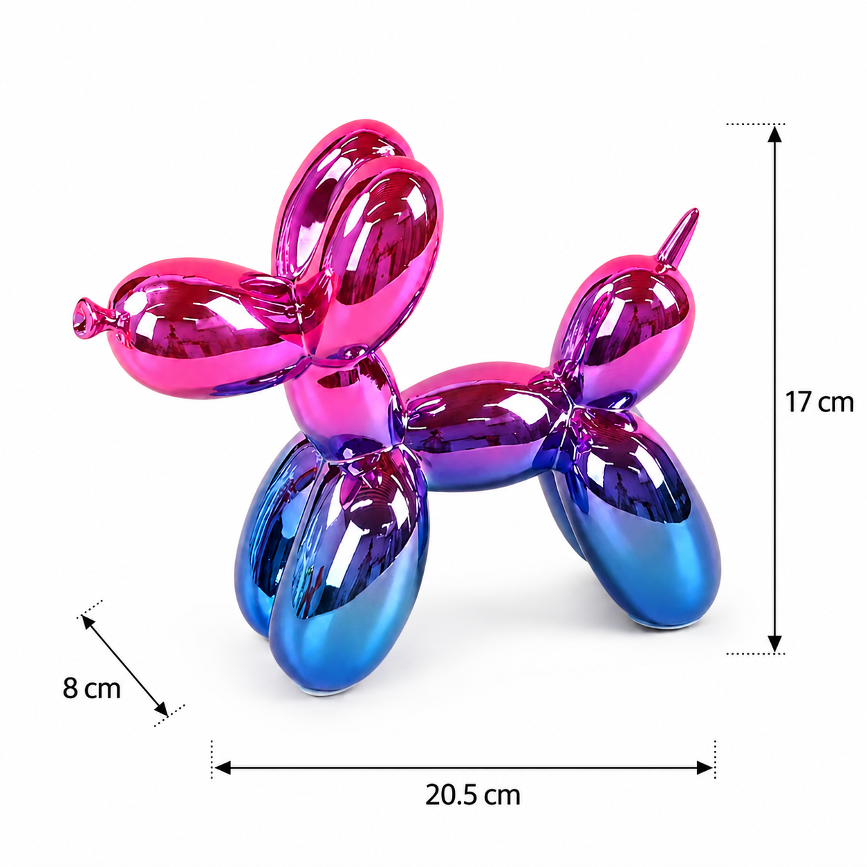 Luxury Plated Balloon Dog Ornament