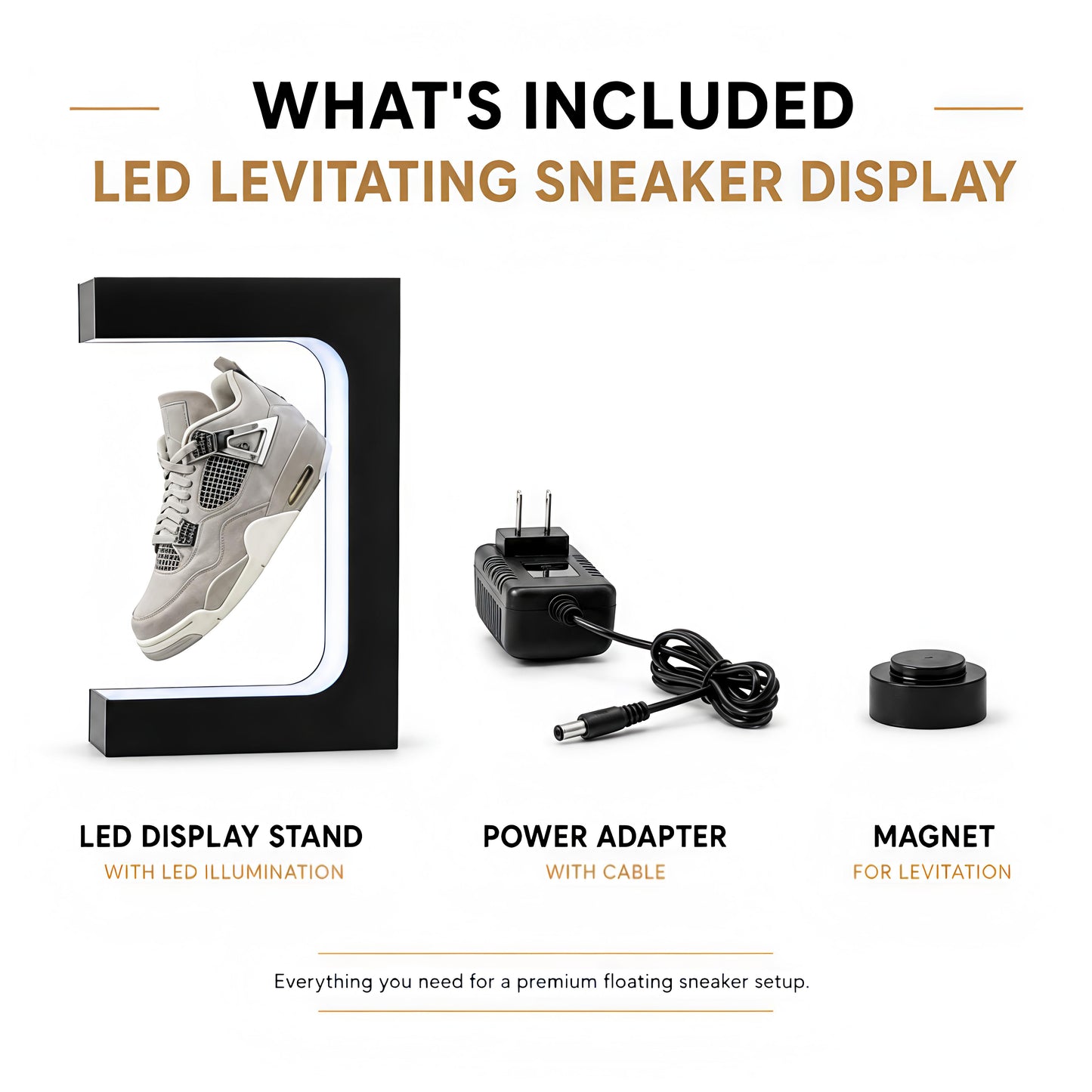 Levitating Sneaker Display