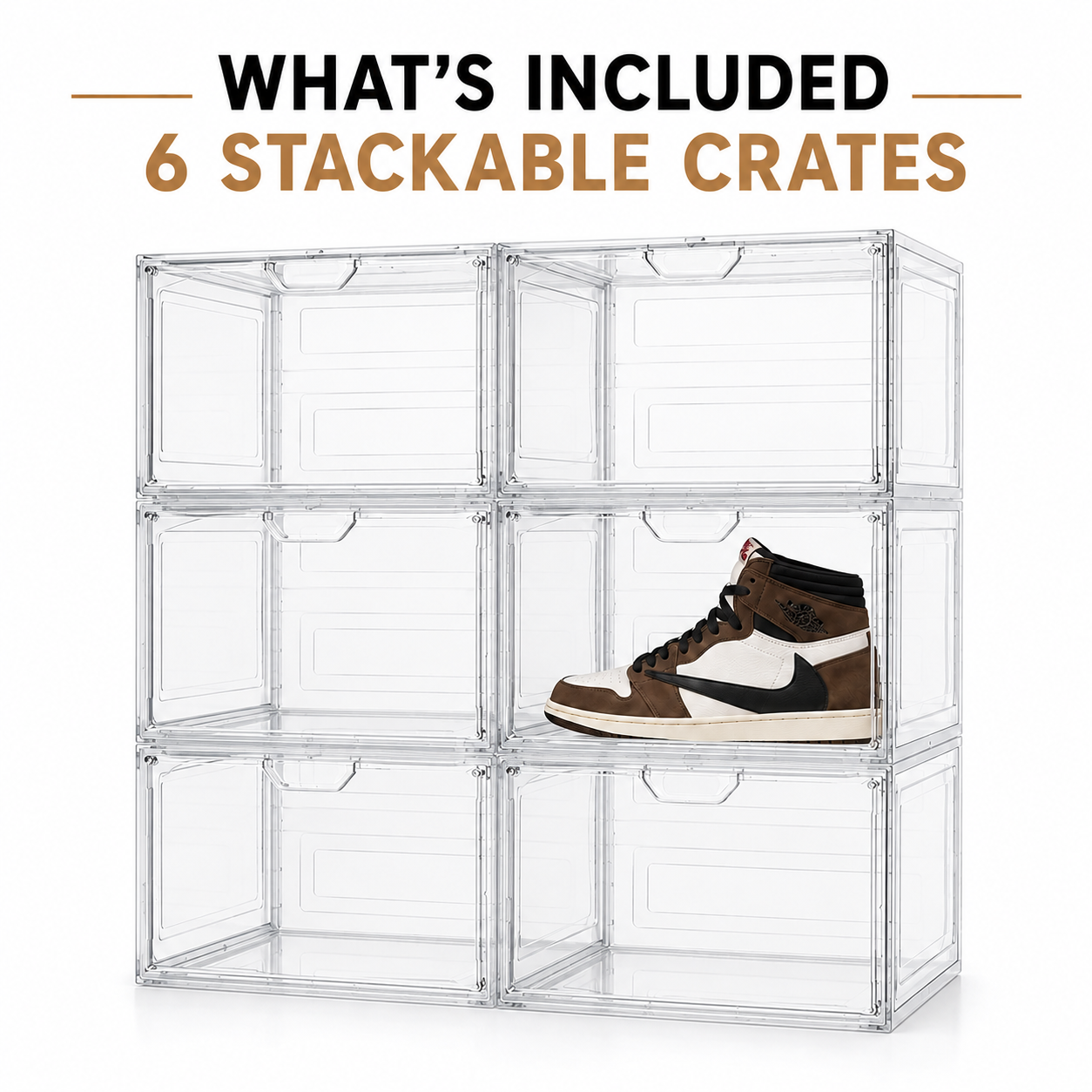 6 Pack Sneaker Crates