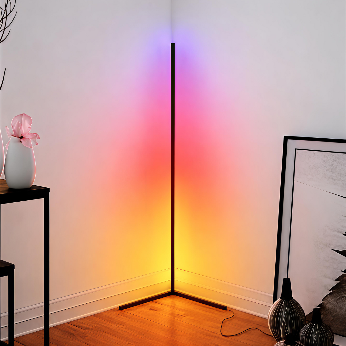 AURORA EDGE-Smart Corner Floor Lamp